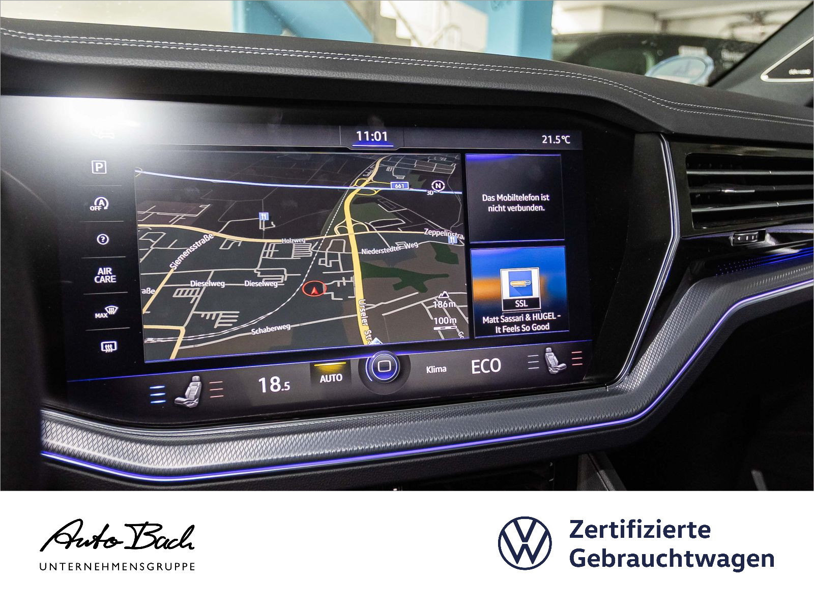 Volkswagen Touareg 3.0 V6 TDI R-Line, Navi, LED, Panoramadach, Standheizung, Leder, AHK, ACC