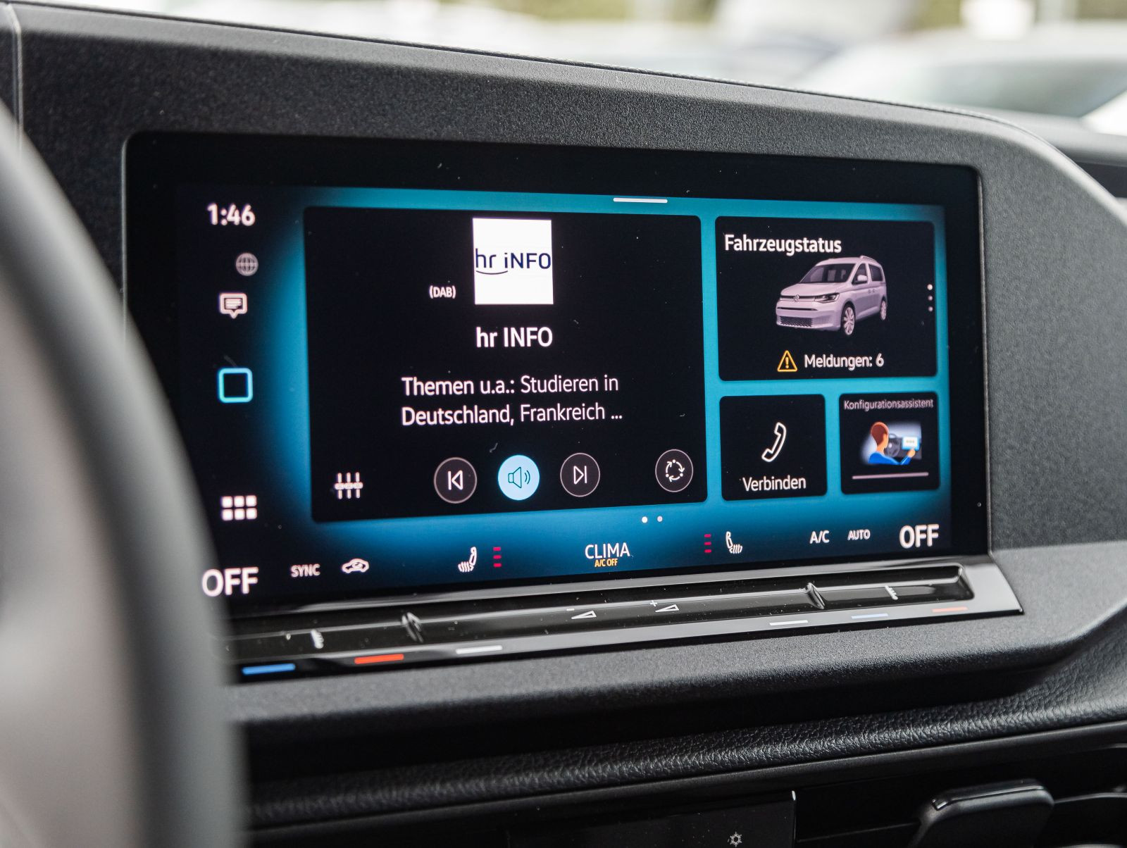 Volkswagen Caddy 2.0 TDI "Cargo" DSG LED Digital Cockpit Climatronic GRA EPH AHK