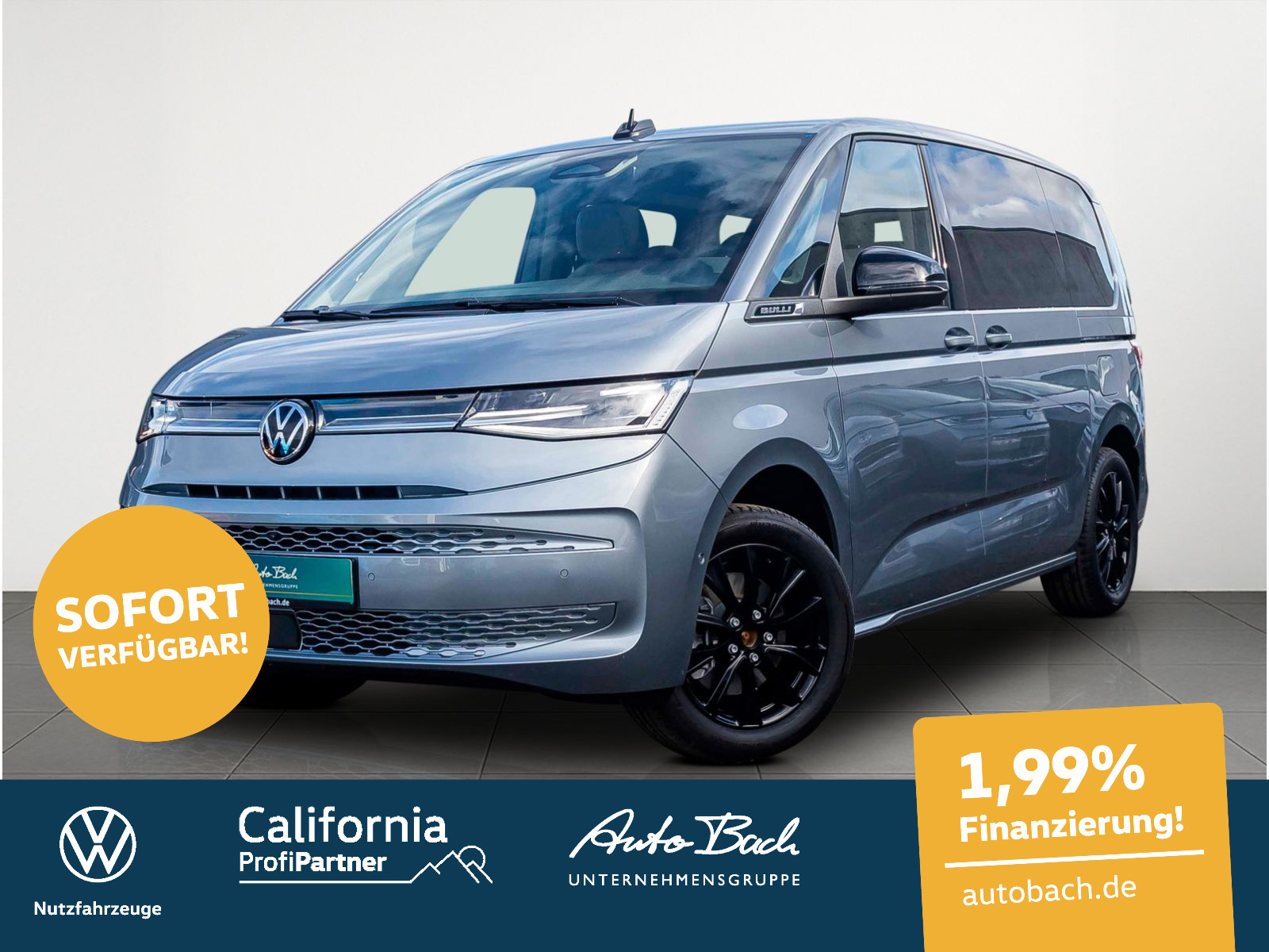 Volkswagen T7 Multivan "GOAL" kurz | Navi | AHK | Vis-aVis