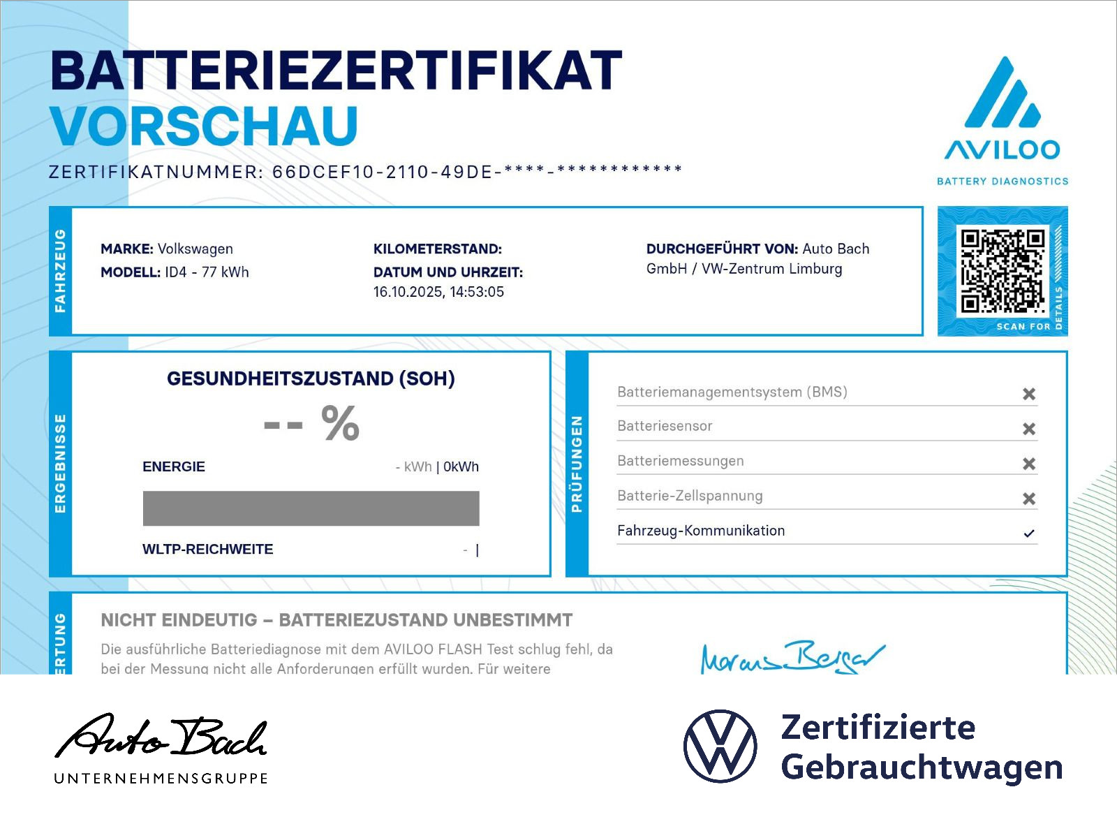 Volkswagen ID.4 GTX, AHK, Navi, LED-Matrix, Rückfahrkamera, Standklimatisierung