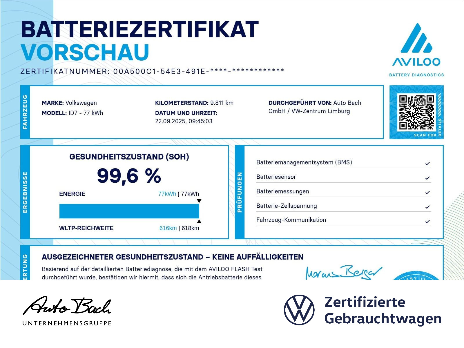 Volkswagen ID.7 Tourer Pro Automatik Navi LED HuD ACC EPH DAB AHK