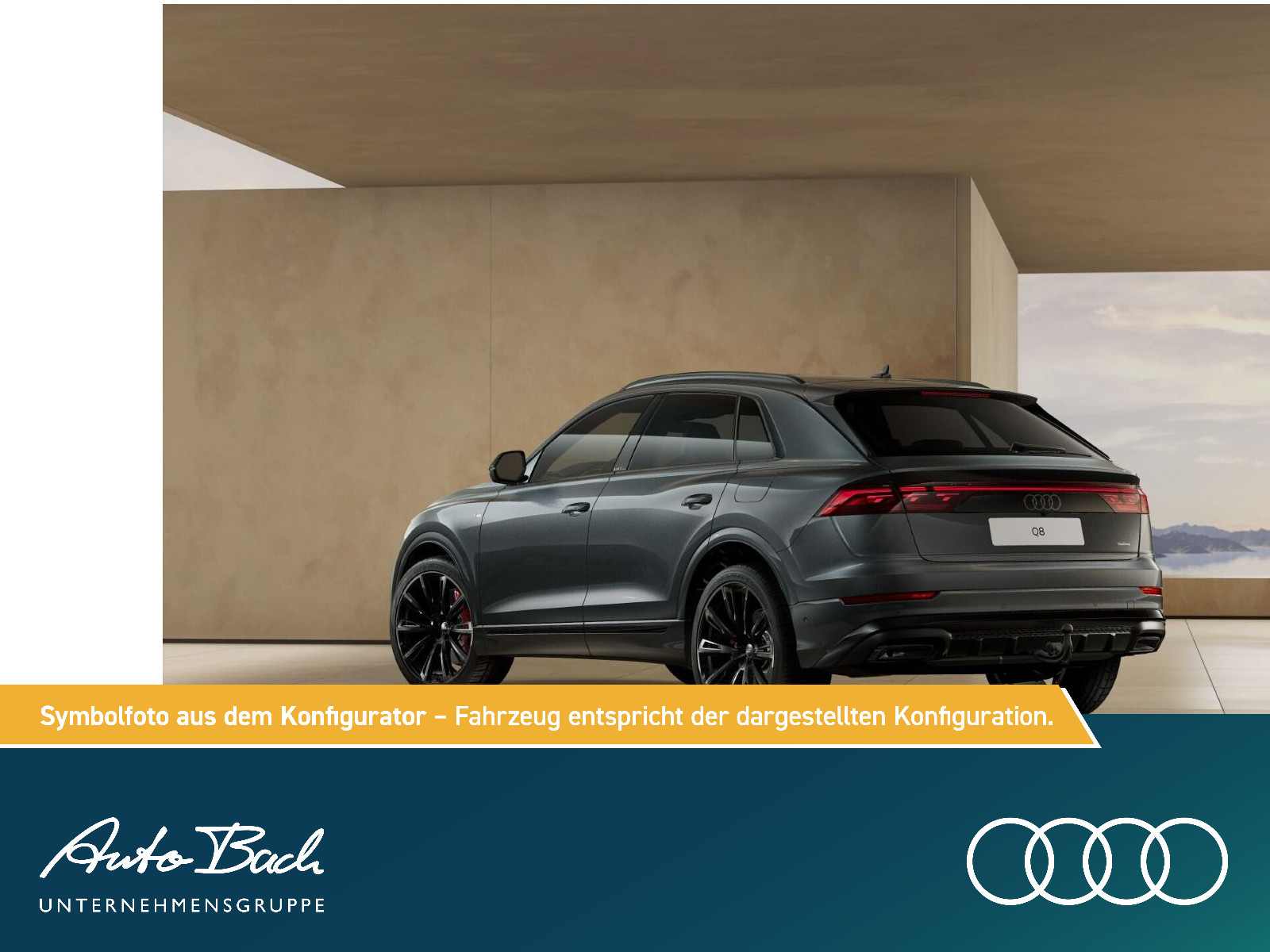 Audi Q8 TFSI e quattro 360 kW 0,5% AHK Pano