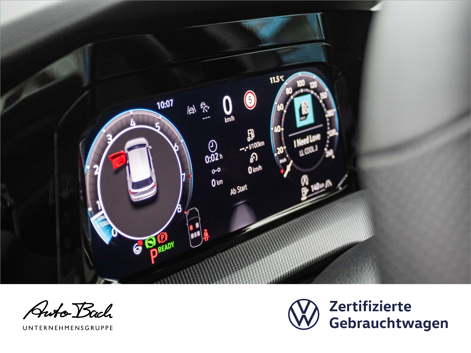 Volkswagen Golf VIII 1.5 eTSI DSG R-Line, Navi, LED, Head-up-Display, App-Connect