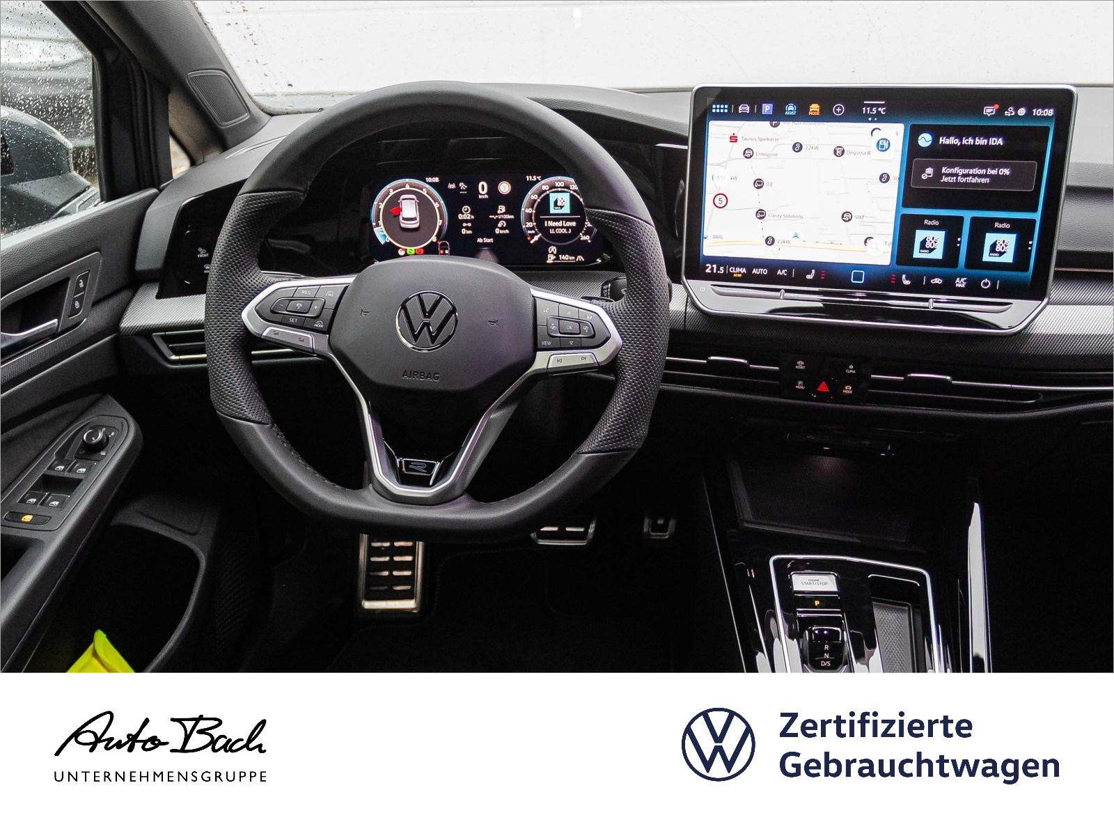 Volkswagen Golf VIII 1.5 eTSI DSG R-Line, Navi, LED, Head-up-Display, App-Connect