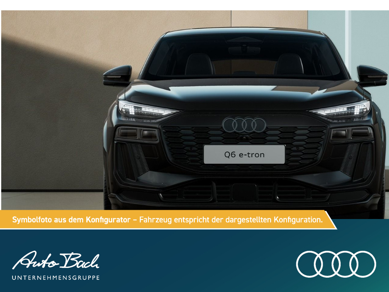 Audi Q6 Sportback e-tron quattro S Line business AHK Pano Tech pro   315 kW