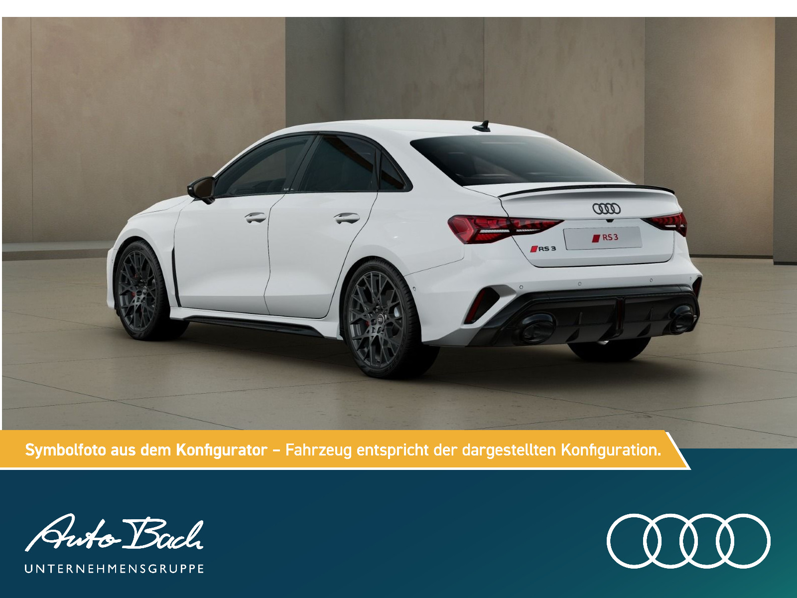 Audi RS 3 Limousine 294 kW  RS-Abgas RS-Sitze  280km/H Navi-Paket Matrix