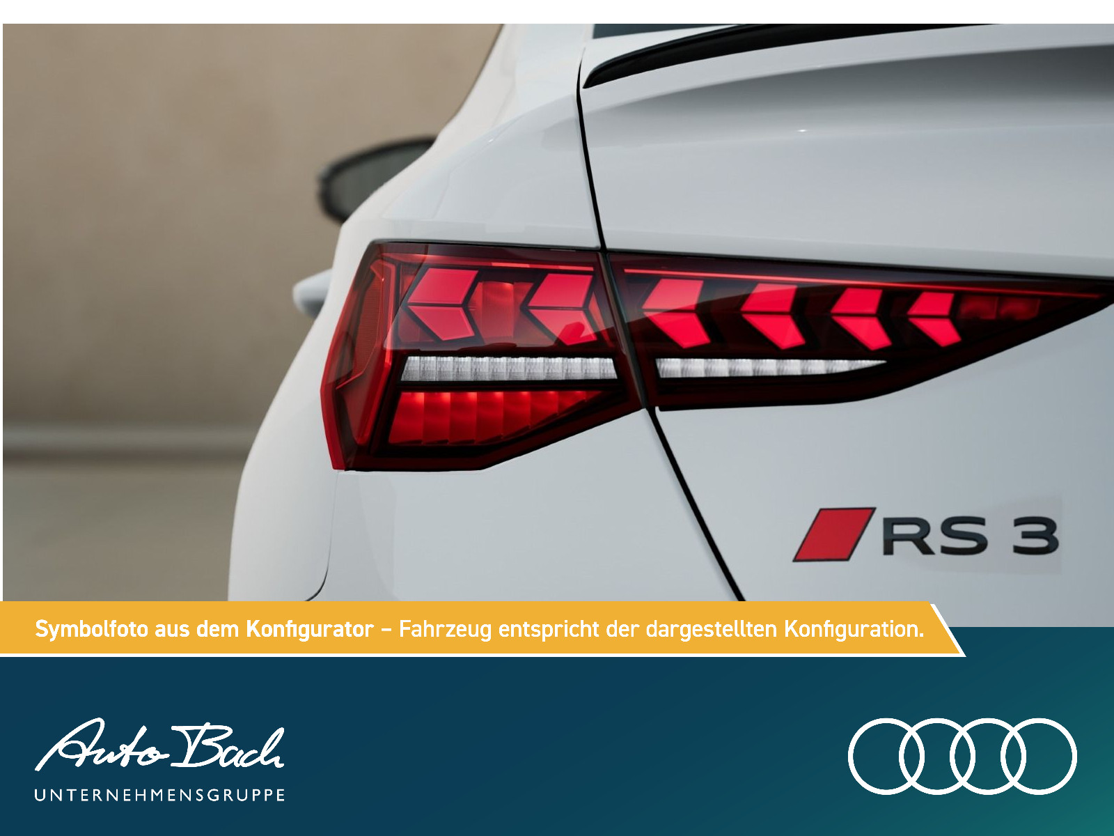 Audi RS 3 Limousine 294 kW  RS-Abgas RS-Sitze  280km/H Navi-Paket Matrix