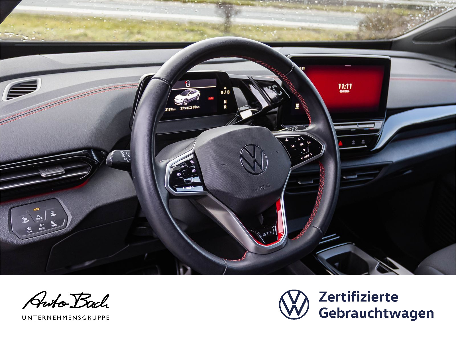 Volkswagen ID.4 GTX, AHK, Panoramadach, LED-Matrix, Navi, App-Connect