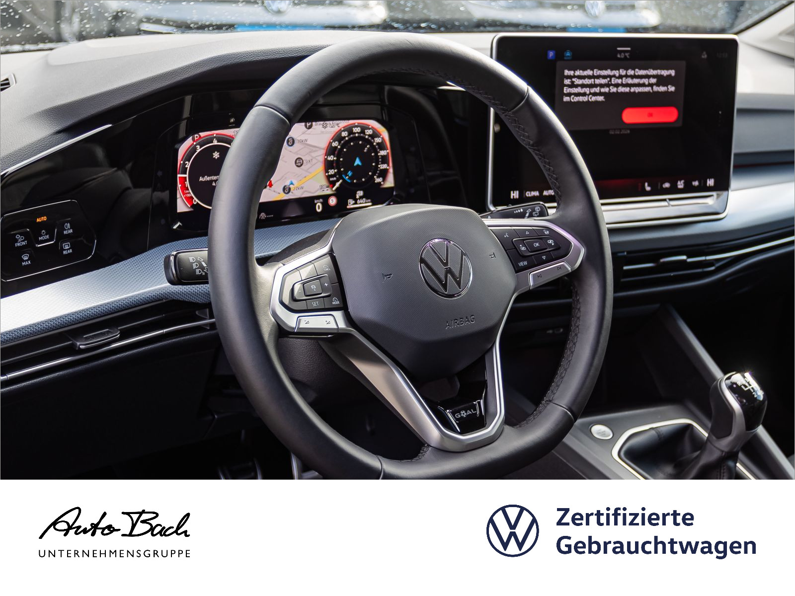 Volkswagen Golf VIII 1.5 TSI Goal, AHK, Navi, LED-Plus, App-Connect, ACC