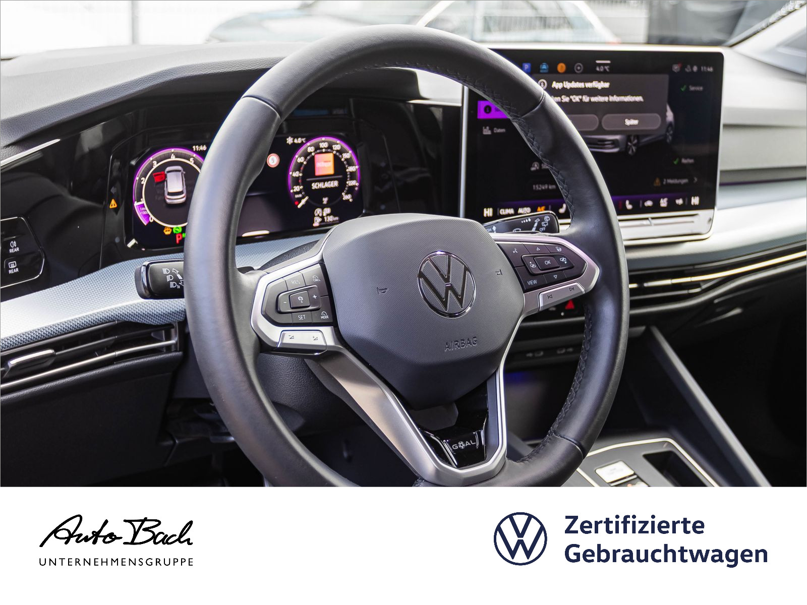 Volkswagen Golf VIII 1.5 eTSI DSG Goal, LED, App-Connect, Klima, Parkpilot