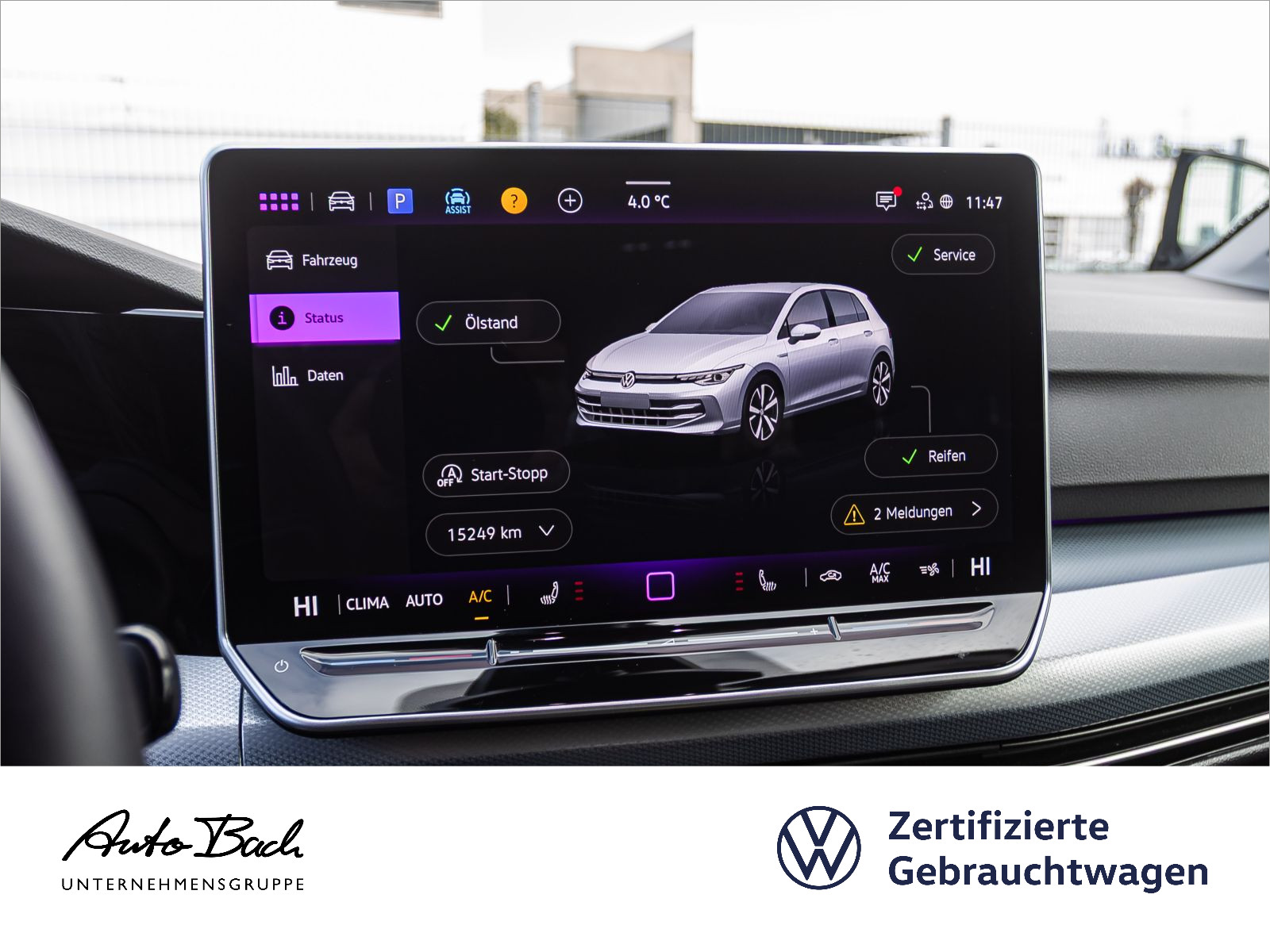Volkswagen Golf VIII 1.5 eTSI DSG Goal, LED, App-Connect, Klima, Parkpilot