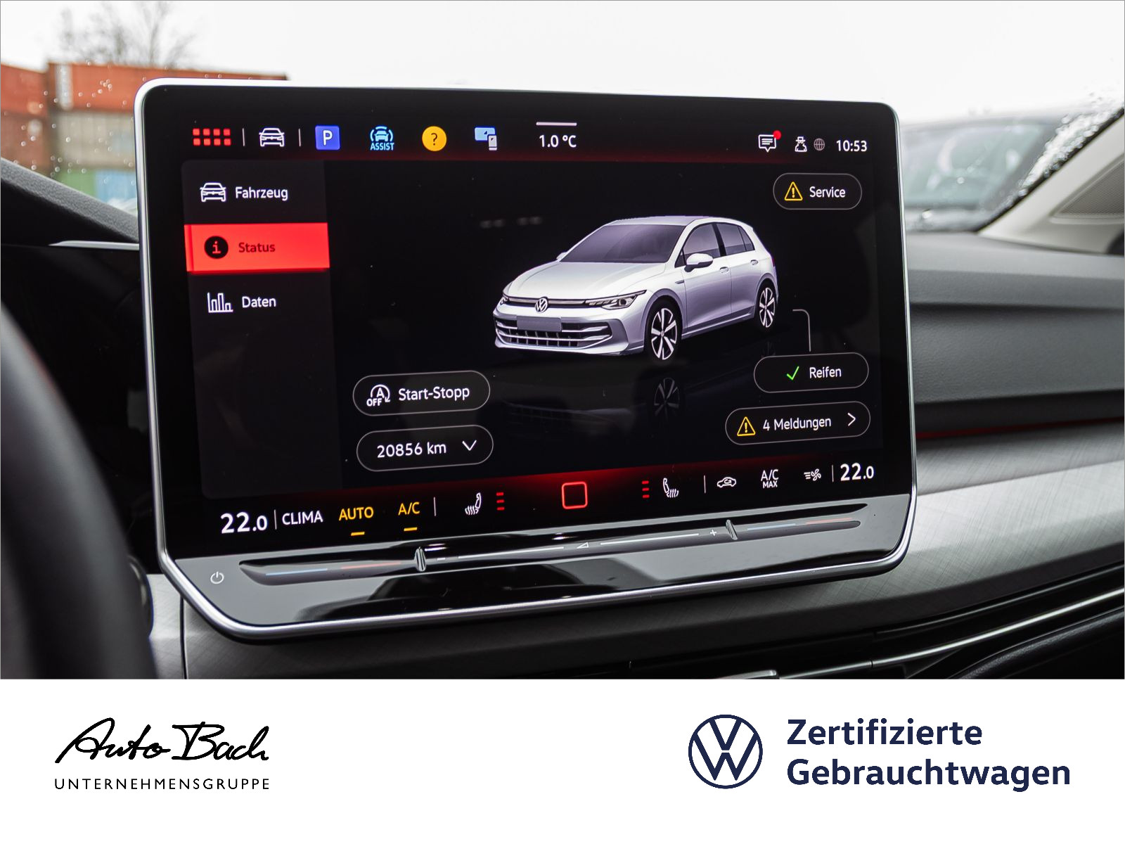 Volkswagen Golf VIII Life 2.0TDI DSG Navi LED HuD ACC EPH