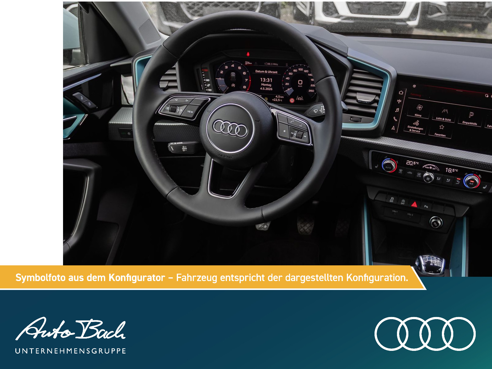 Audi A1 Sportback advanced 25 TFSI 95PS Schaltgetriebe LEDplus RFK