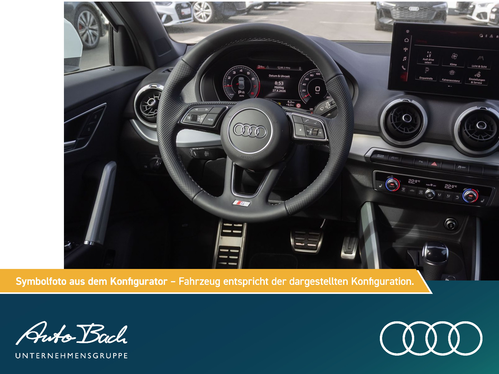 Audi Q2 S line 35TFSI 150PS Stronic 18" / S-Interieur / Assistenz
