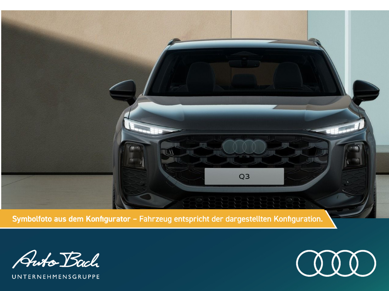 Audi Q3 SUV e-hybrid 200kW TechPlus / 2x S line / 19" AHK /  0,5%