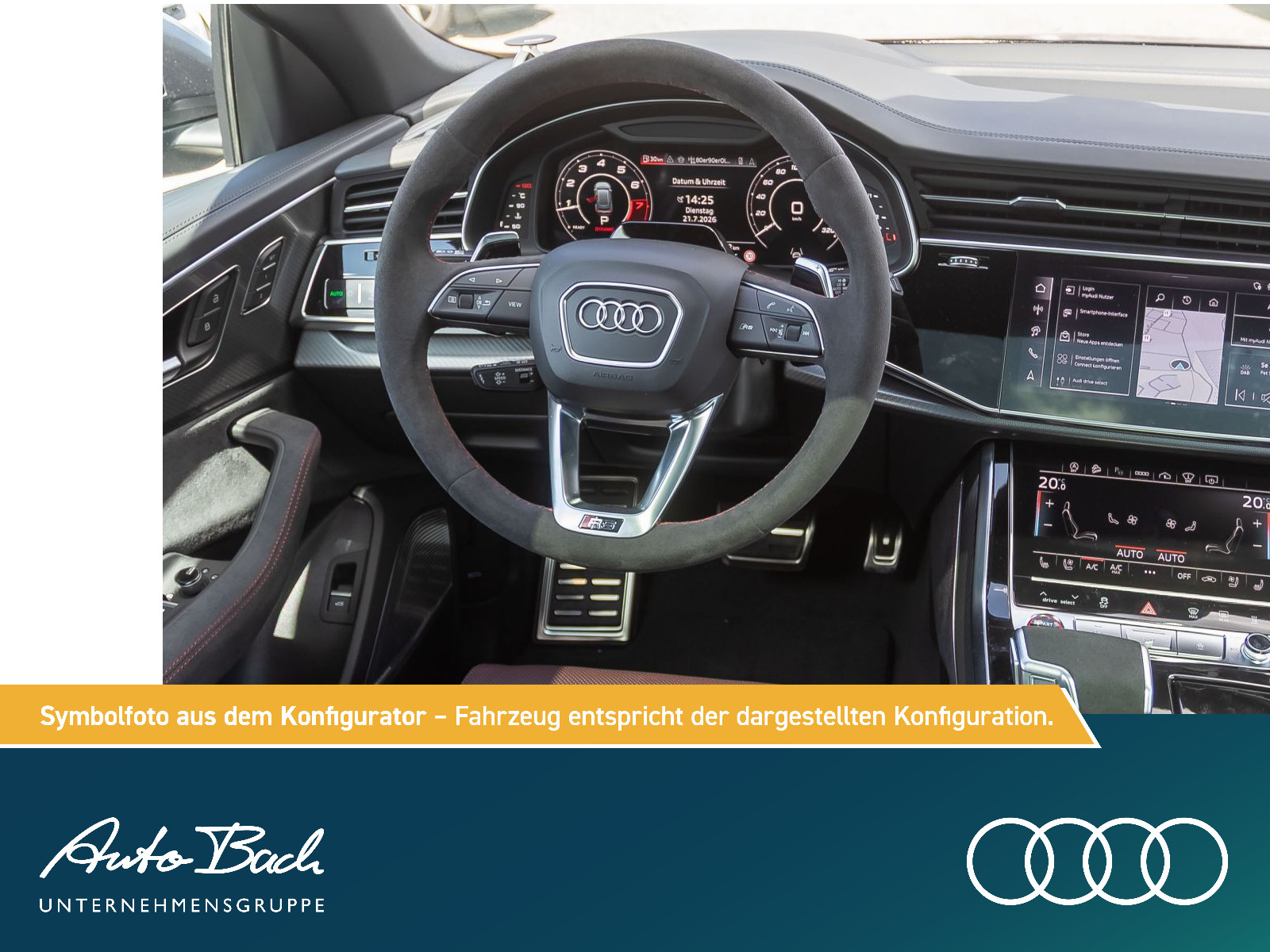 Audi RSQ8 performance 640PS Fahrwerkspaket /305km/h/ B&O Advanced /305km/h /Pano/  199T€ UPE