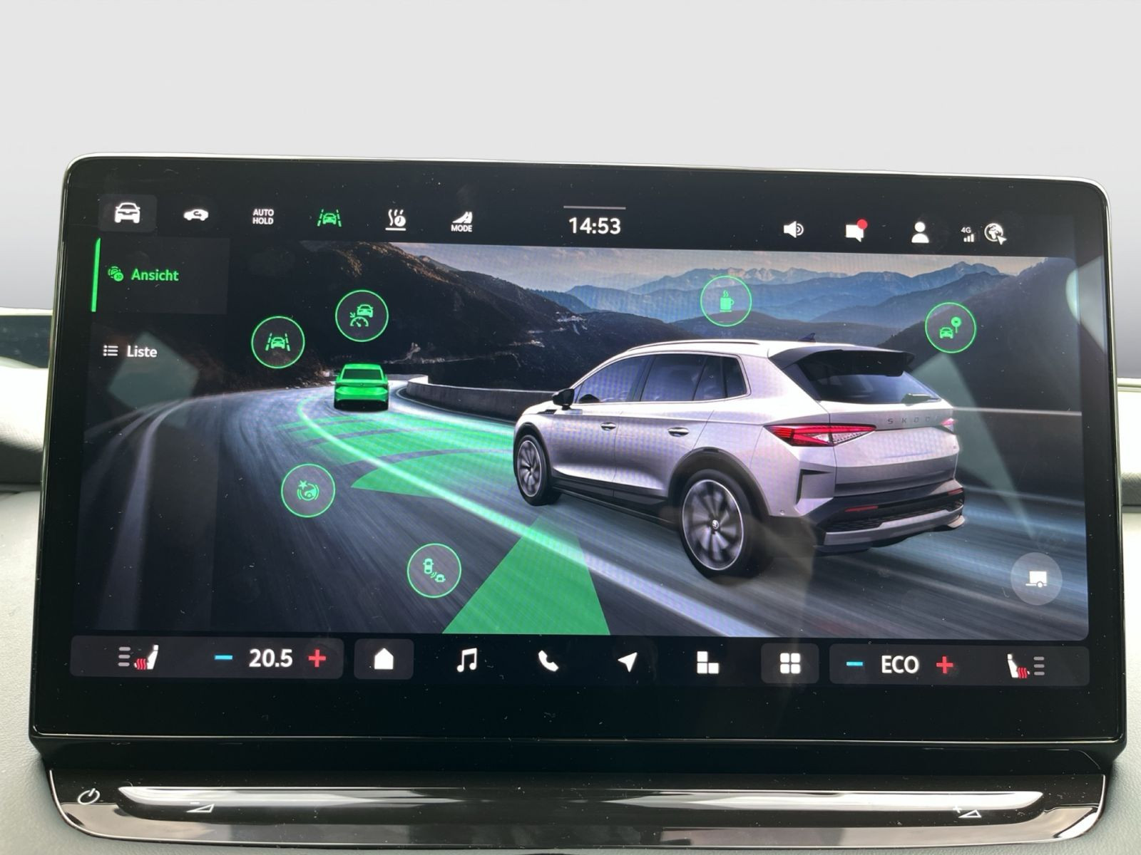Skoda Elroq 85 Sportline ACC AHK LED Area View