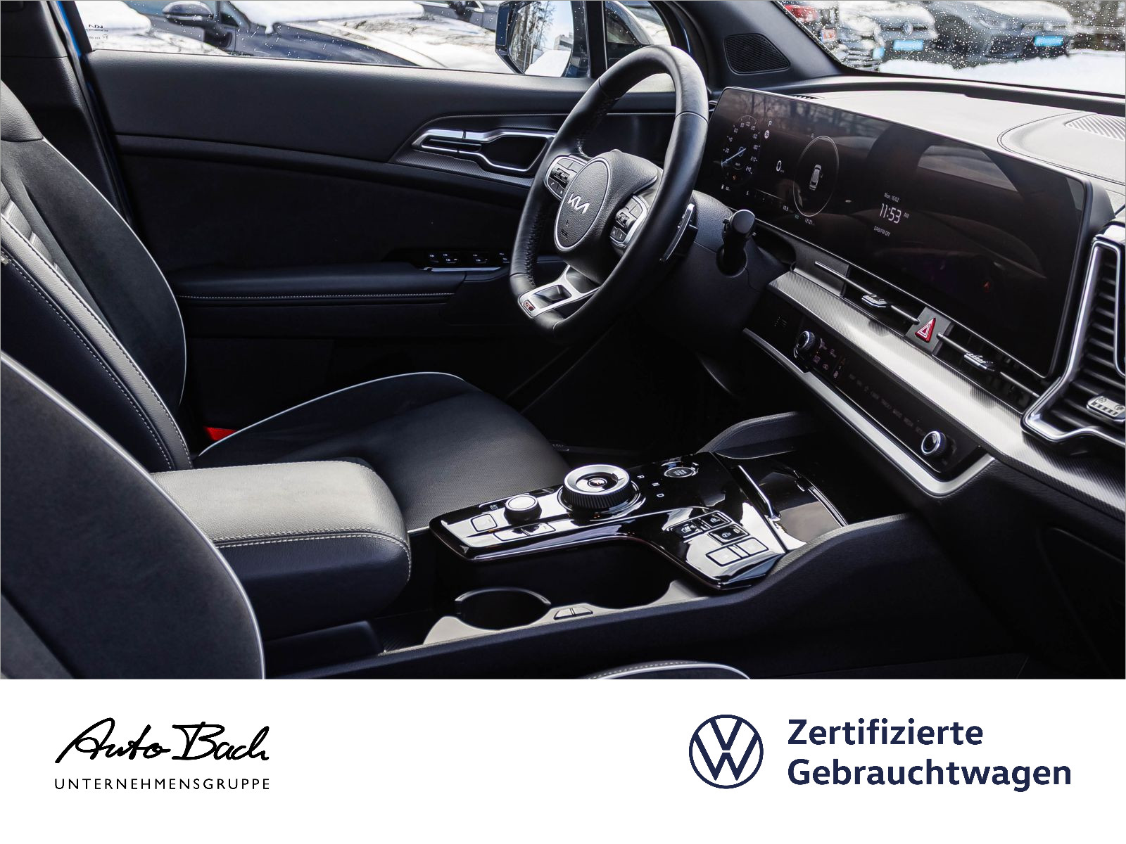 Kia Sportage 1.6 T-GDI GT-Line Mild-Hybrid, LED, Rückfahrkamera, Navi, Leder