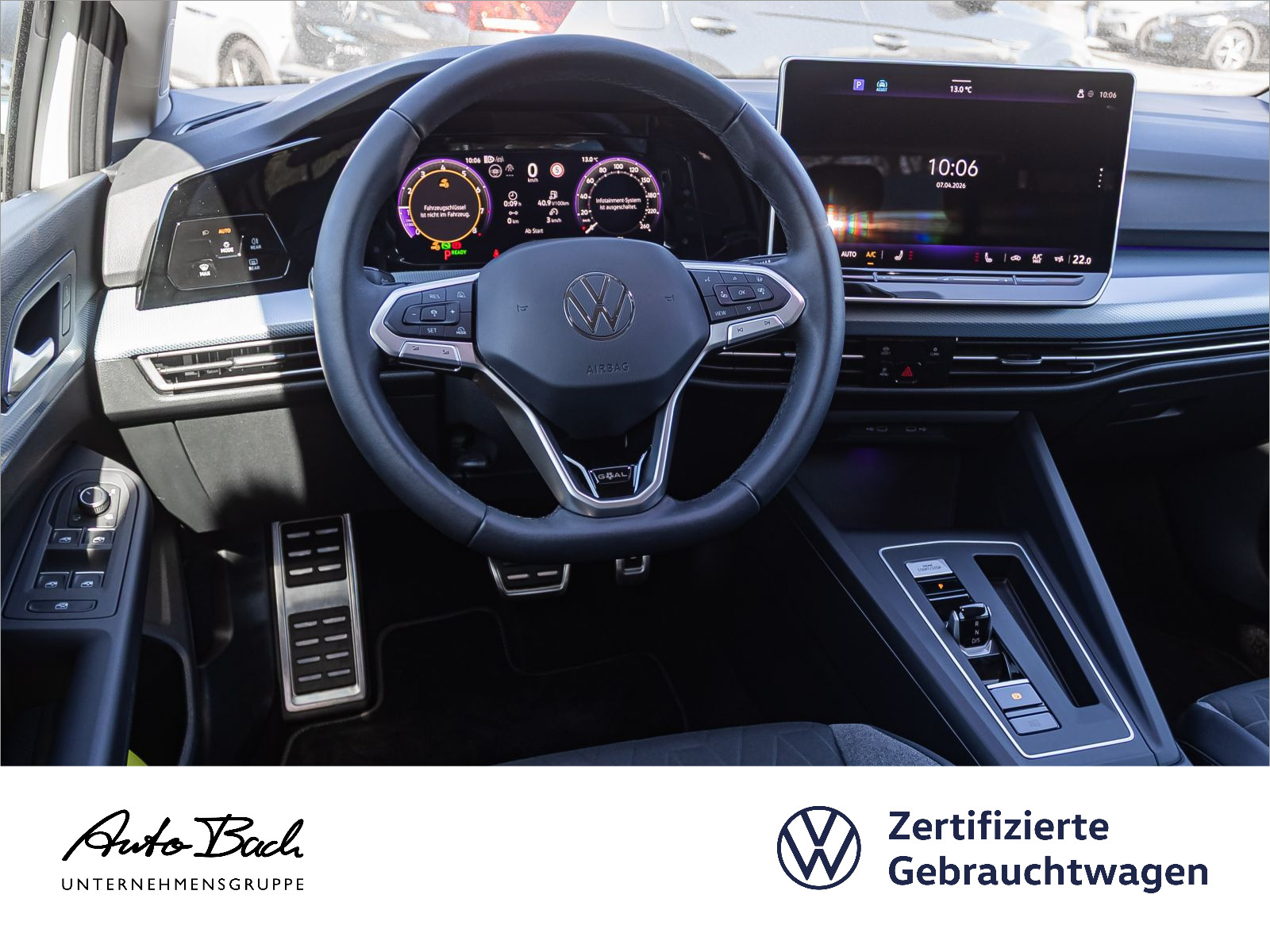 Volkswagen Golf VIII 1.5 eTSI DSG Goal, LED, Rückfahrkamera, App-Connect, Digital Cockpit Pro