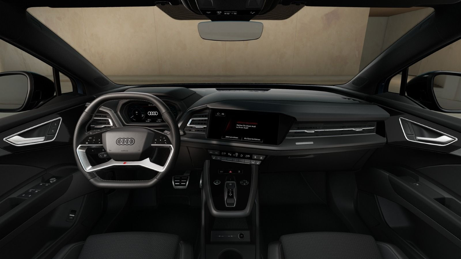 Audi Q4 e-tron S line 45 Navi LED ACC Standklima EPH