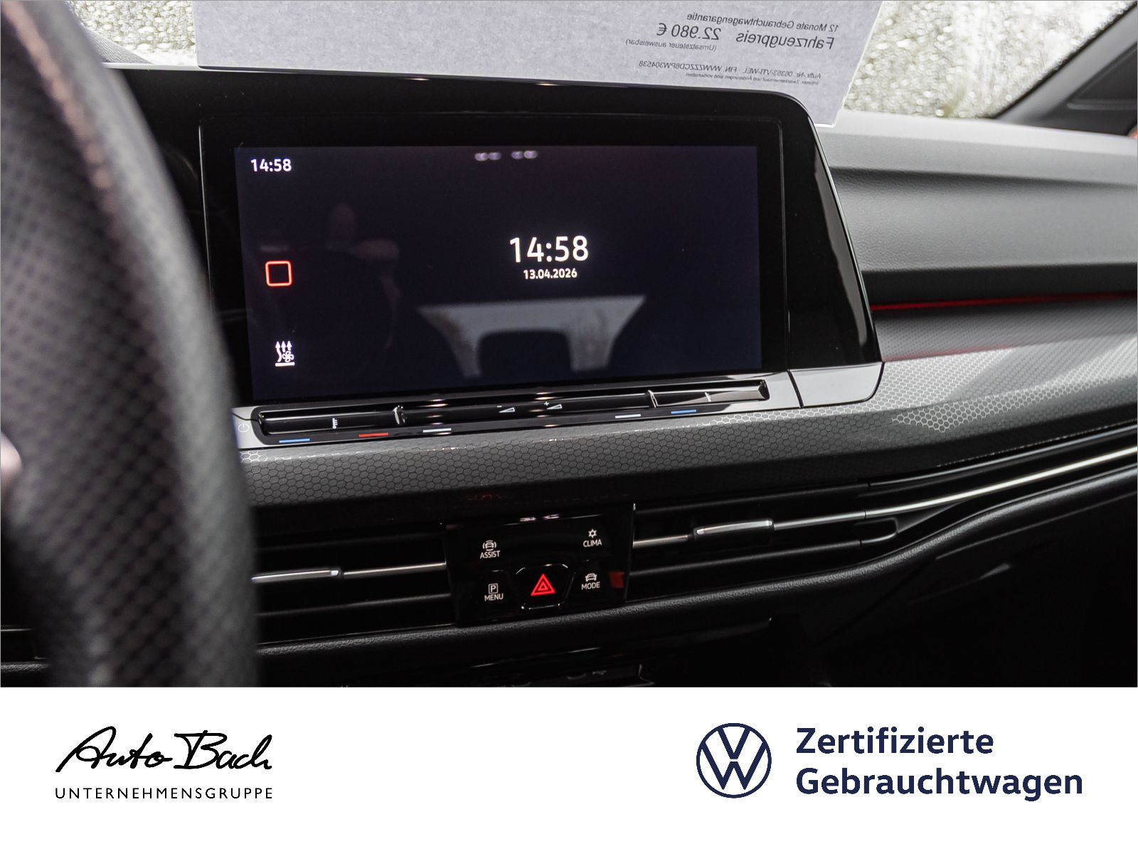 Volkswagen Golf VIII 1.4 TSI DSG GTE Navi Matrix ACC EPH
