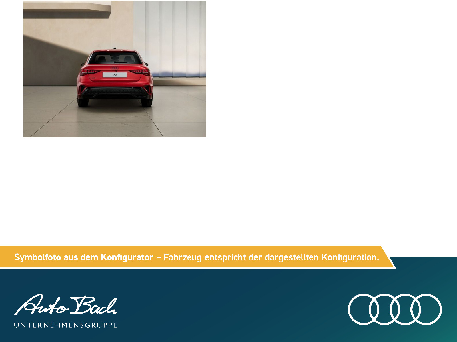 Audi A3 Sportback S line TFSI 150PS Stronic SONOS/ ACC / DynamikPaket