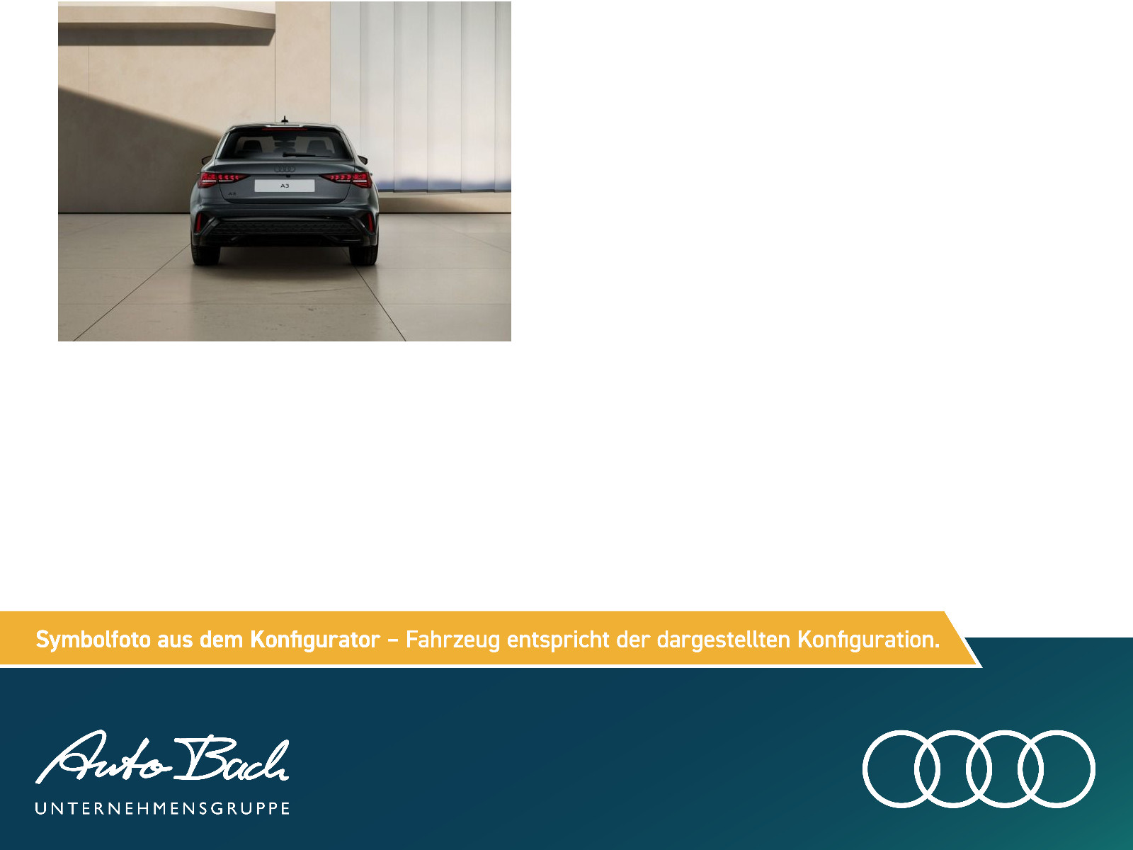 Audi A3 Sportback S line TFSI 150PS Stronic 19" / Interieur S / Business