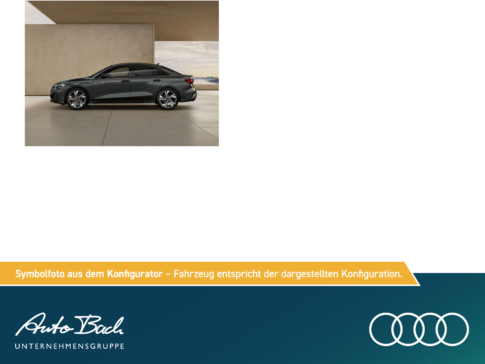 Audi A3 Limousine S line TFSI 150PS Stronic SONOS/ Dynamik