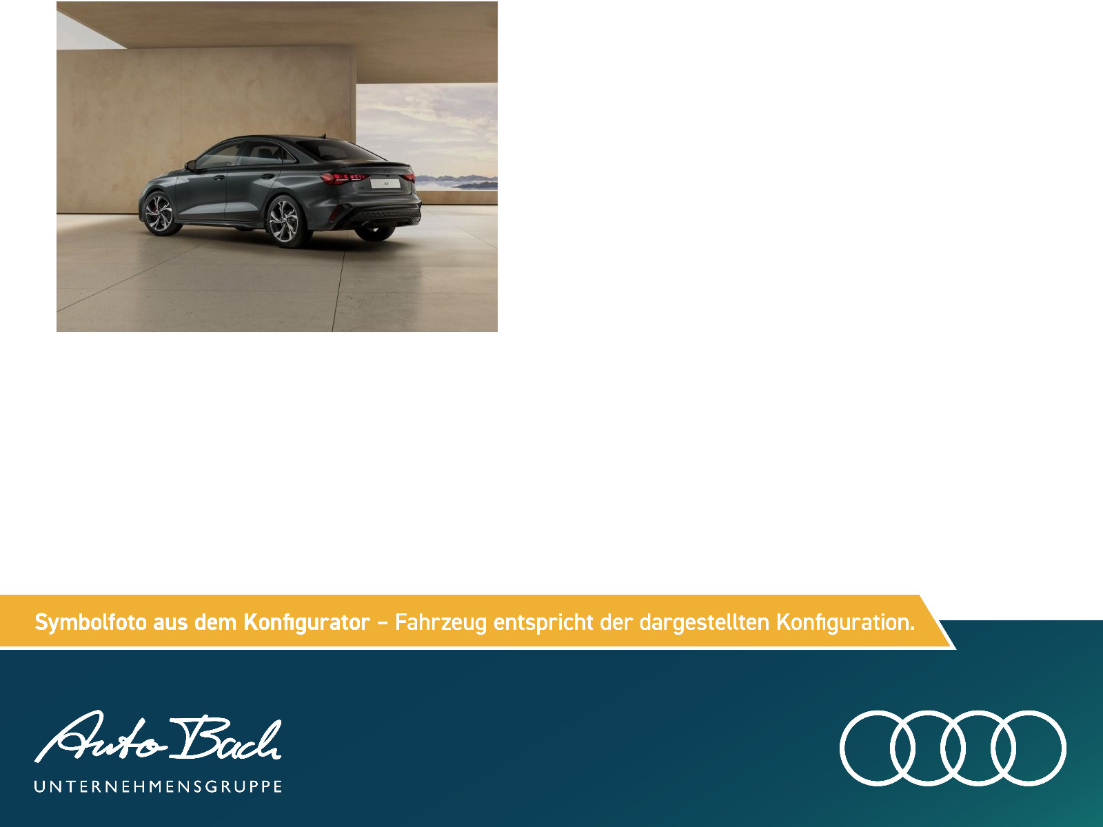 Audi A3 Limousine S line TFSI 150PS Stronic SONOS/ Dynamik