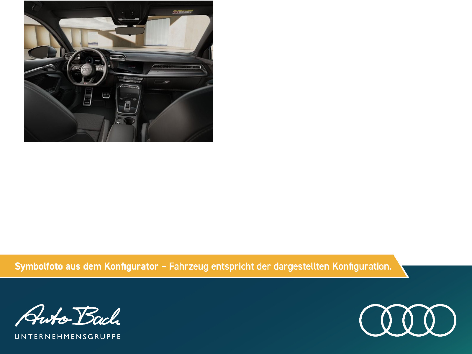 Audi A3 Limousine S line TFSI 150PS Stronic SONOS/ Dynamik