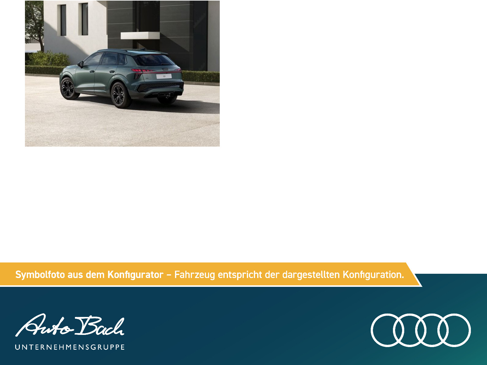 Audi Q3 SUV S line  TFSI 110kW AHK/ TechPlus /