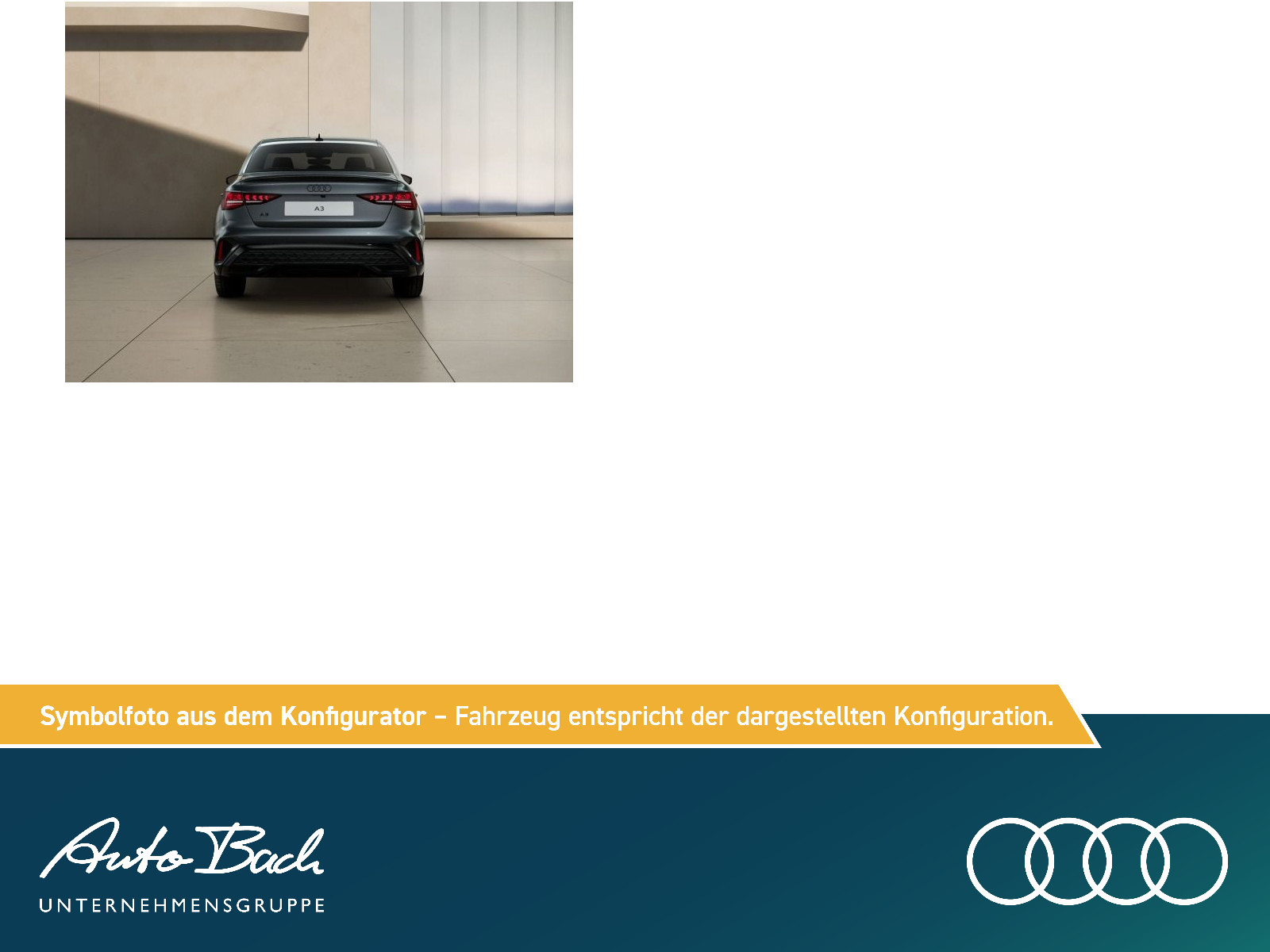 Audi A3 Limousine S line TFSI 150PS Stronic SONOS/ Dynamik