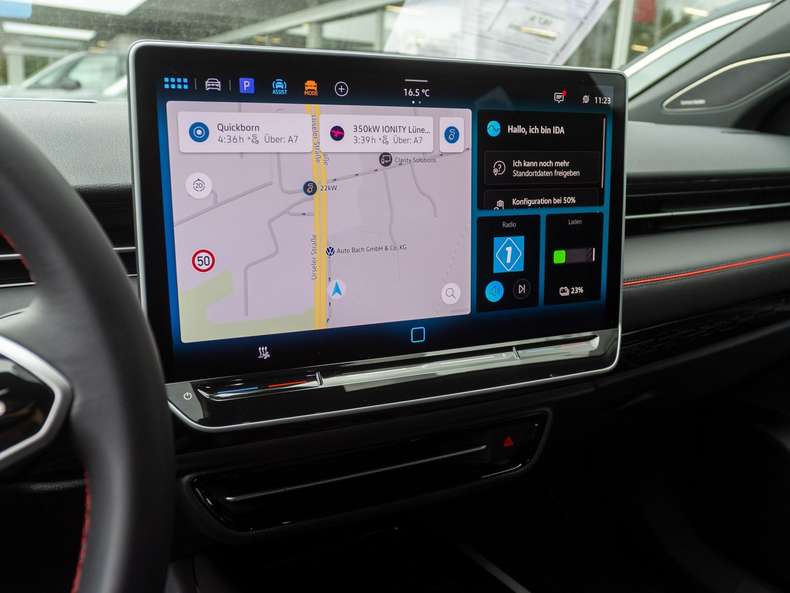 Volkswagen ID.7 Tourer GTX, AHK, Navi, LED-Matrix, Soundsystem, Umgebungsansicht Area View inkl. Rückfahrkamera
