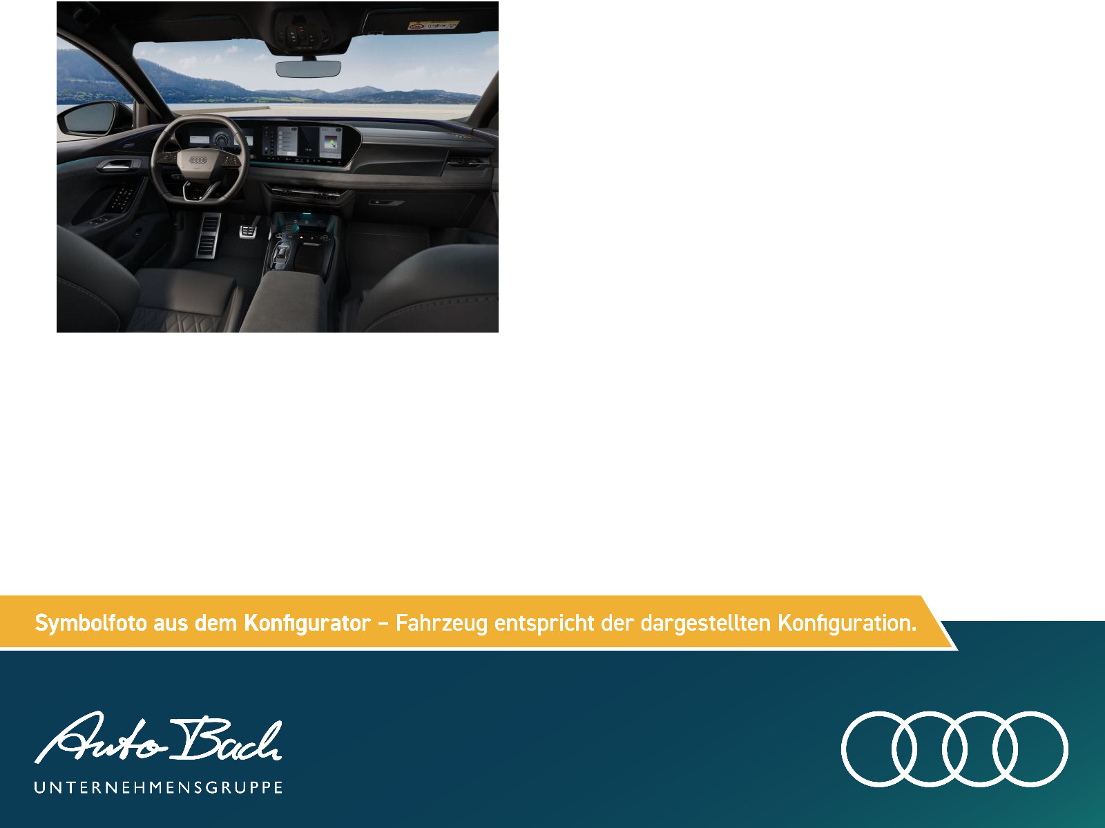 Audi Q6 Sportback e-tron S line qu. Luftfwk. / HuD / Pano / B&O/  TechPro 315 kW