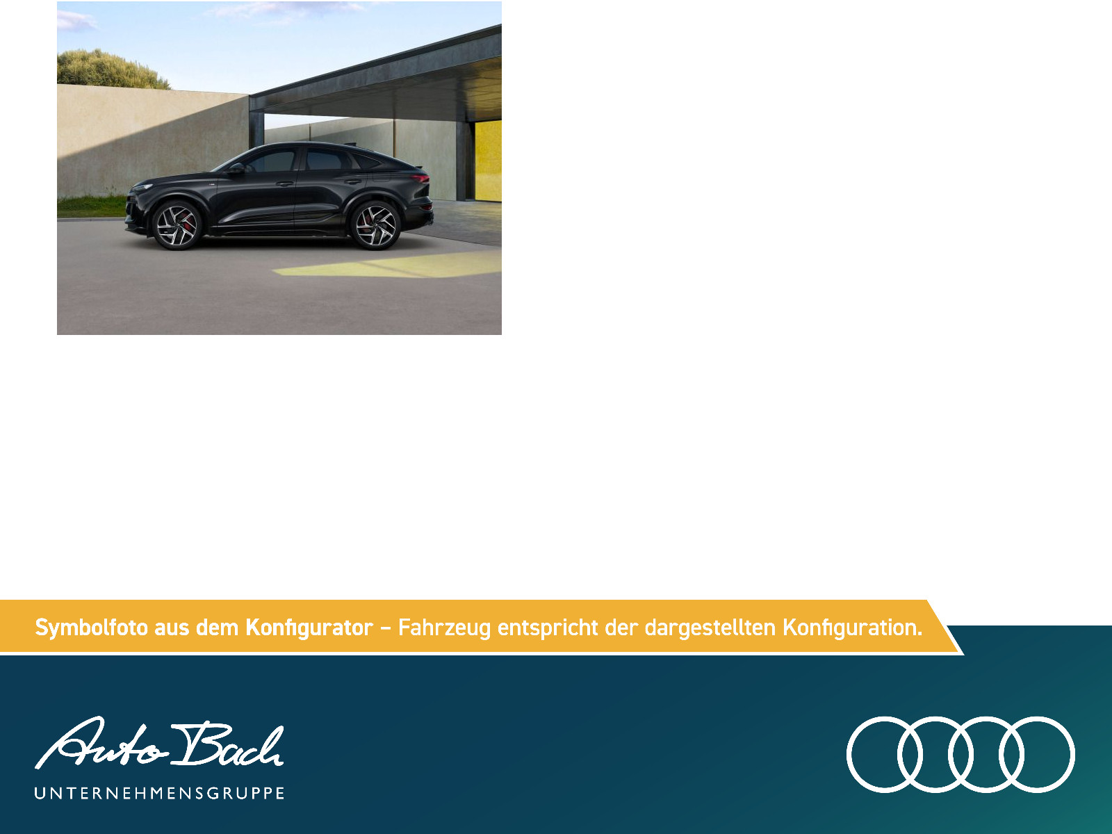 Audi Q6 Sportback e-tron S line quattro  Luftfwk. / HuD / Pano / B&O/  TechPro 315 kW