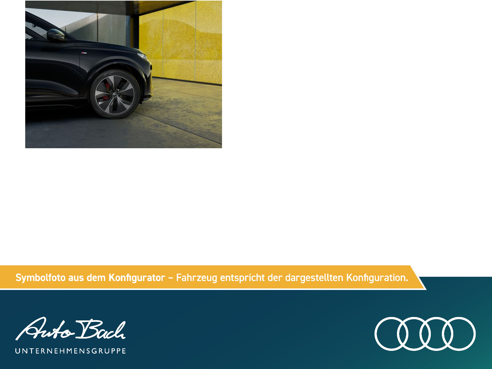 Audi Q6 Sportback e-tron S line qu. Luftfwk. / HuD / Pano / B&O/  TechPro 315 kW