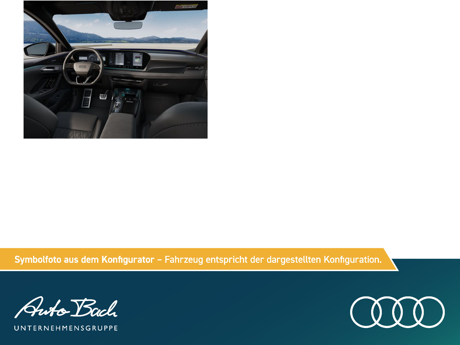 Audi Q6 Sportback e-tron S line qu. Luftfwk. / HuD / Pano / B&O/  TechPro 315 kW