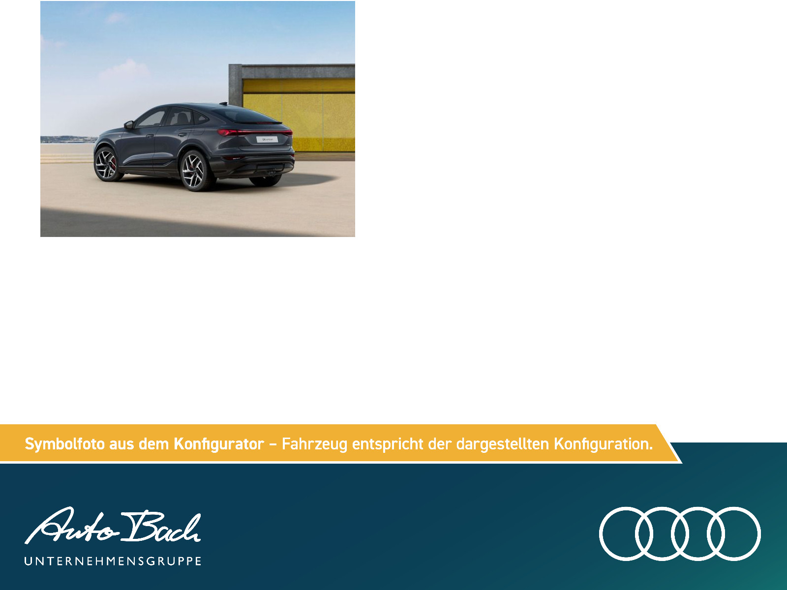 Audi Q6 Sportback e-tron S line quattro Pano/ 21" / AHK/ TechPlus 315 kW