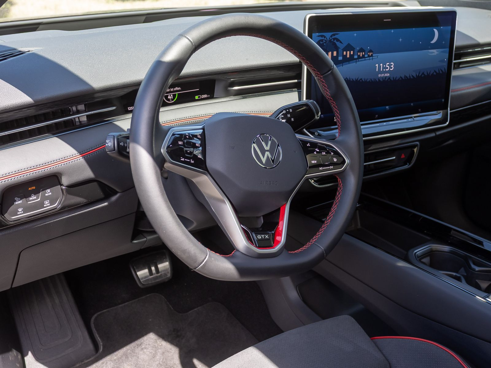 Volkswagen ID.7 Tourer GTX, AHK, Panoramadach, LED-Matrix, Navi, App-Connect, Area View inkl. Rückfahrkamera