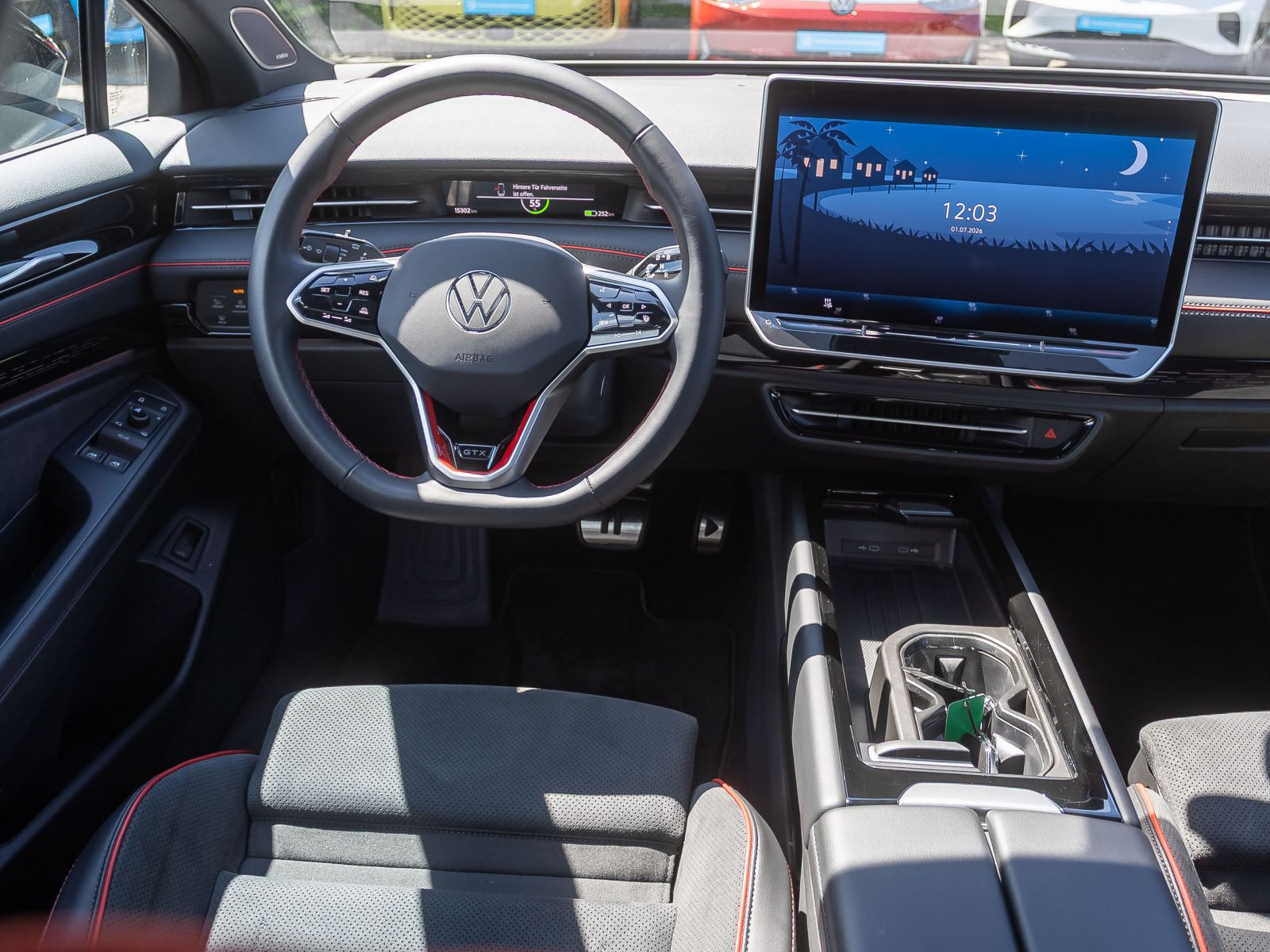Volkswagen ID.7 Tourer GTX, AHK, Panoramadach, LED-Matrix, Navi, Area View inkl. Rückfahrkamera