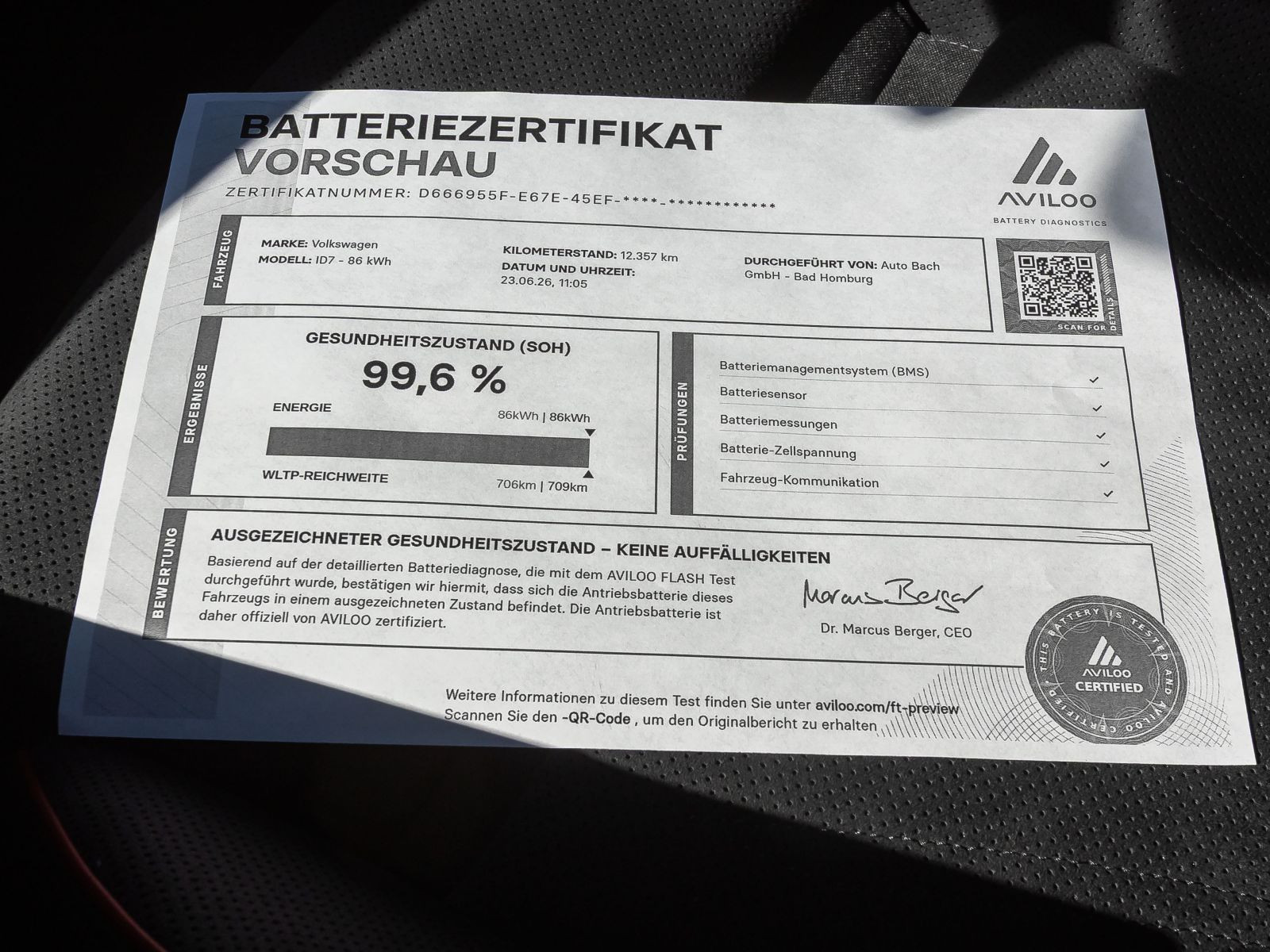 Volkswagen ID.7 Tourer GTX, Panoramadach, AHK, Navi, LED-Matrix, Soundsystem