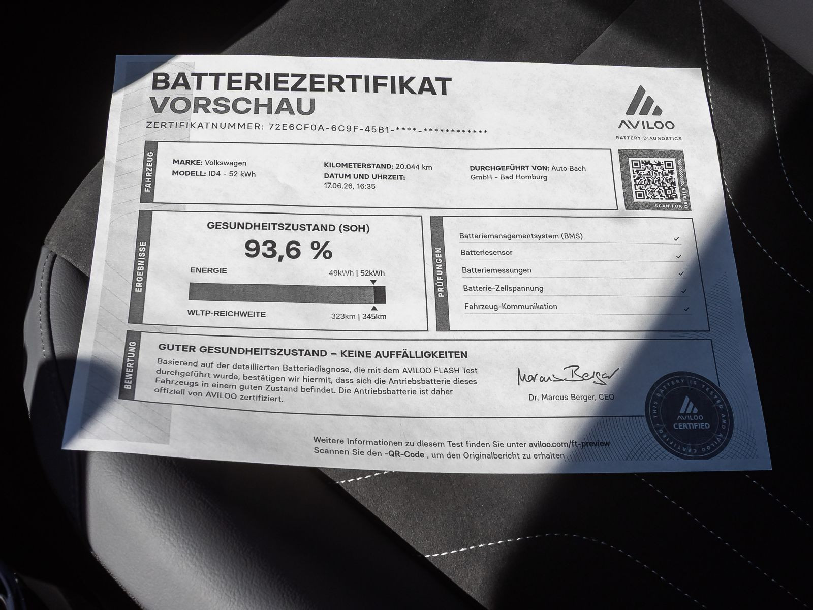 Volkswagen ID.4 Pure Performance, Navi, LED, App-Connect, Standklimatisierung