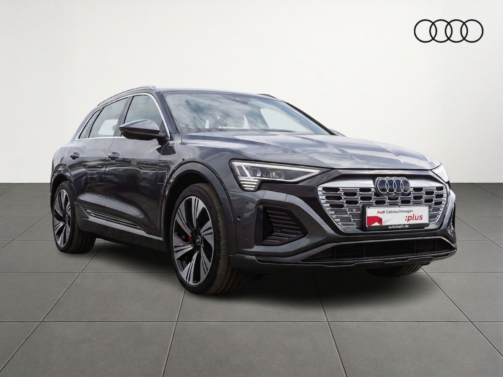 Audi Q8 e-tron S line 55 Navi Matrix HuD Standklima Luftfederung