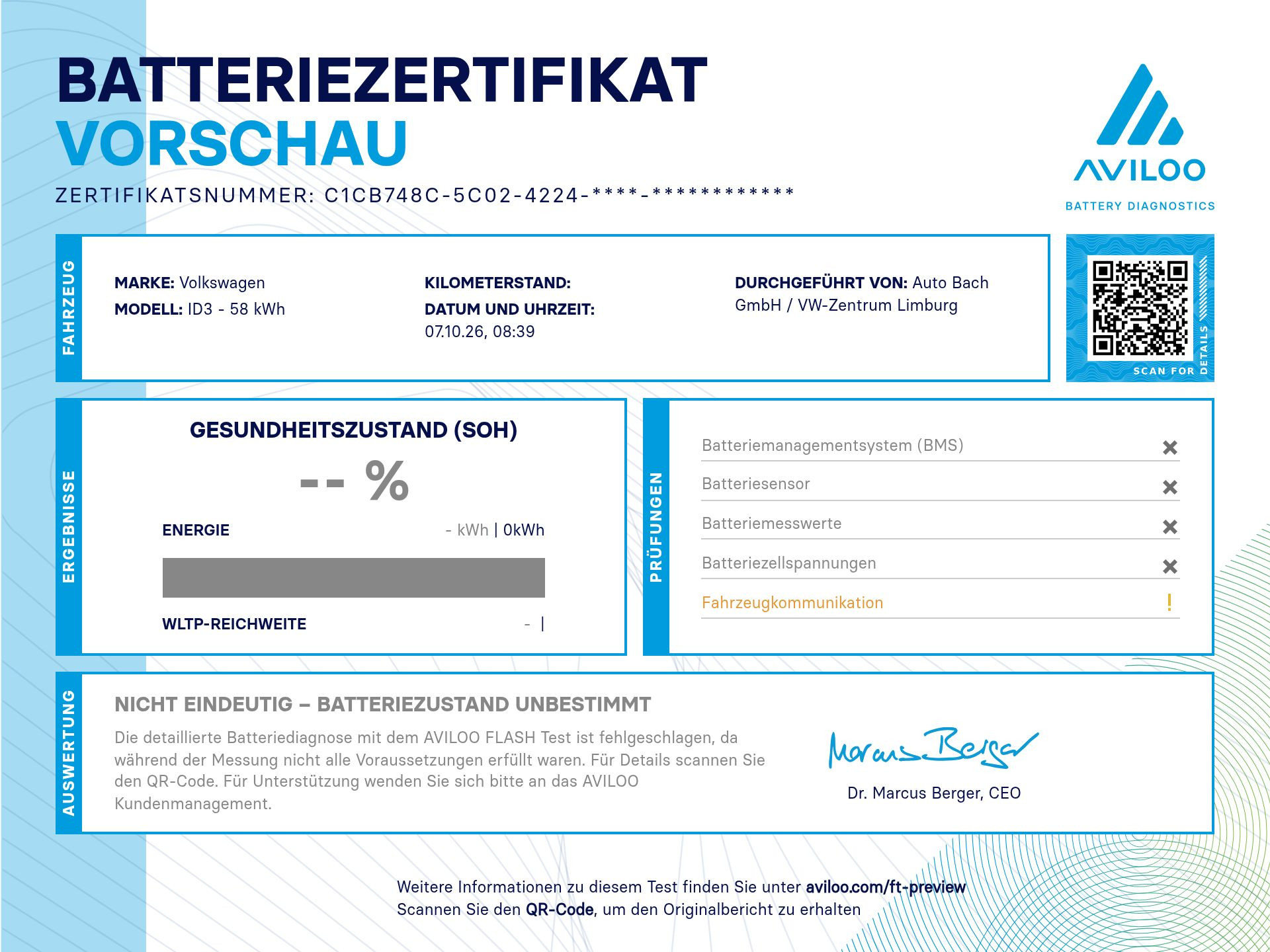Volkswagen ID.3 Pro Performance Navi LED Standklima DAB EPH