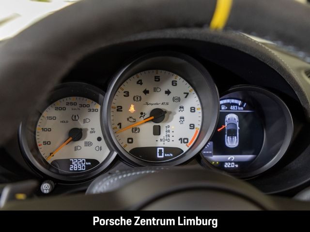 Porsche 718 Spyder RS Weissach-Paket Liftsystem-VA BOSE