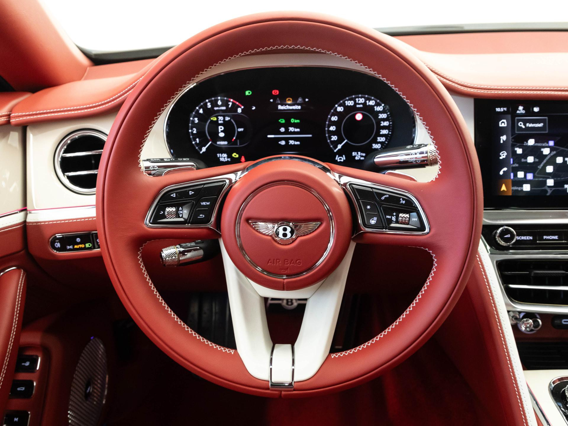 Bentley Flying Spur Speed First Edition WHITE & RED