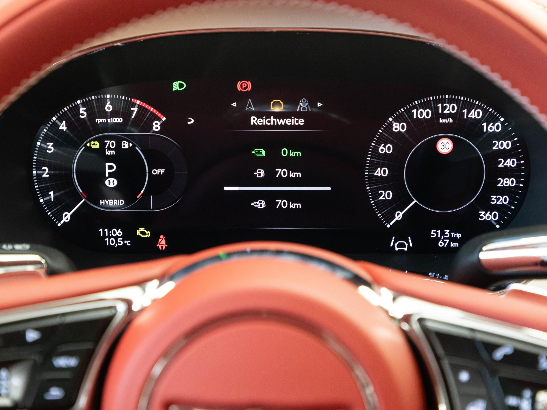 Bentley Flying Spur Speed First Edition WHITE & RED